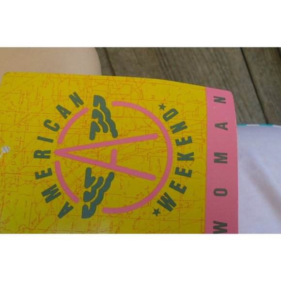 NOS Vtg 80s/90s Shirt Embroidered Flowers sz 22/42 - Picture 9 of 11